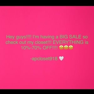 BIG SALE!!!! 10%-70% OFF!!!!!😆😆😆